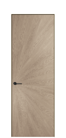 Дверь межкомнатная Юнит 07 Цвет Дуб Песочный Покрытие ШПОН Дуб Наличник  Скрытый короб золото Цена 61166