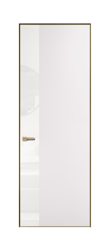 Дверь межкомнатная Ветро 19 Цвет Крем Покрытие ЭМАЛИ Эмаль Наличник  Скрытый короб золото Цена 54776