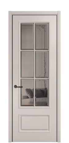 Дверь межкомнатная Амелия 8 DGO Цвет Дымчатый Покрытие ЭМАЛИ Эмаль Наличник  L 50 Цена 76123