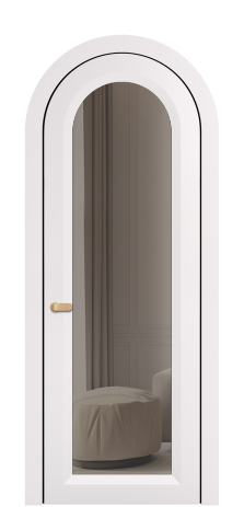 Дверь межкомнатная А-Арчи DO Цвет Крем Покрытие ЭМАЛИ Эмаль Наличник  AP 90 Цена 110723